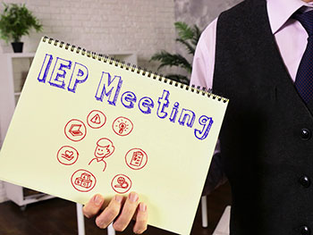 IEP meeting sign
