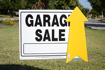 Garage sale fundraising