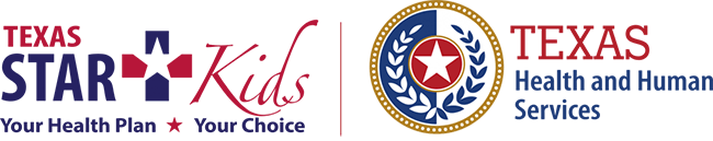 Texas STAR Kids and Texas Health and Human Services logos